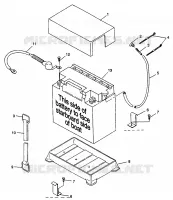 CAJA DE BATERIA SL 900 B974091 and SL 1050 B974090 (4940974097B008)