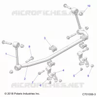 SUSPENSION, FRONT BARRA ESTABILIZADORA- Z23N4V99AL/BL/AR/BR (C701006-3)