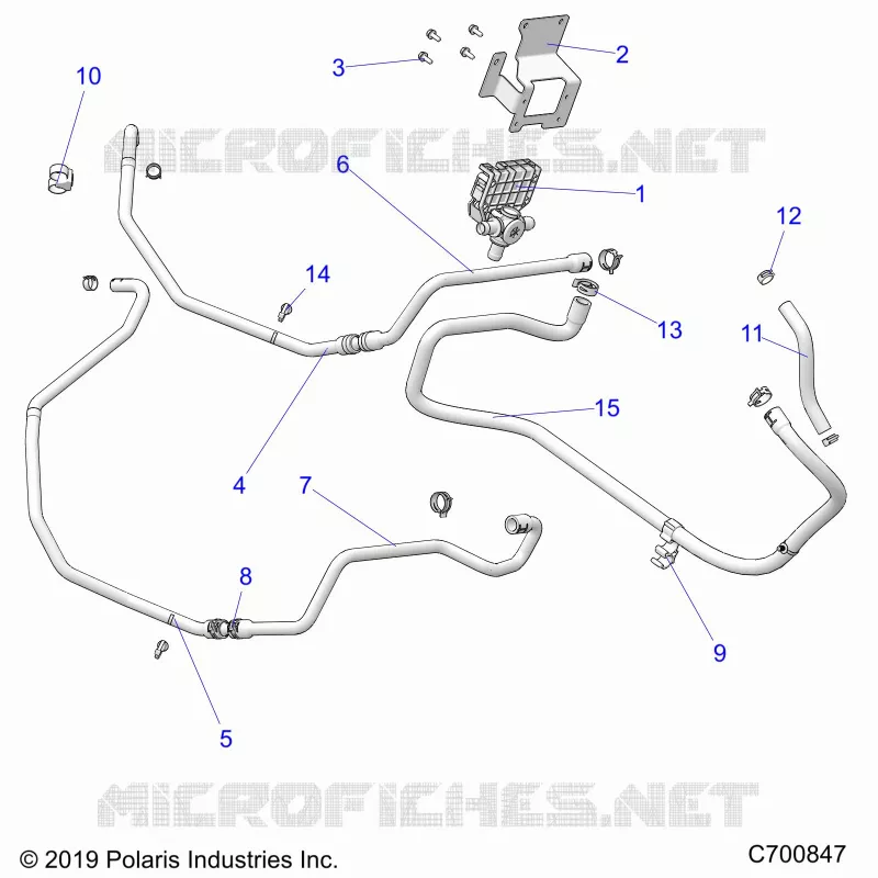 TABLERO, HEATER ROUTING