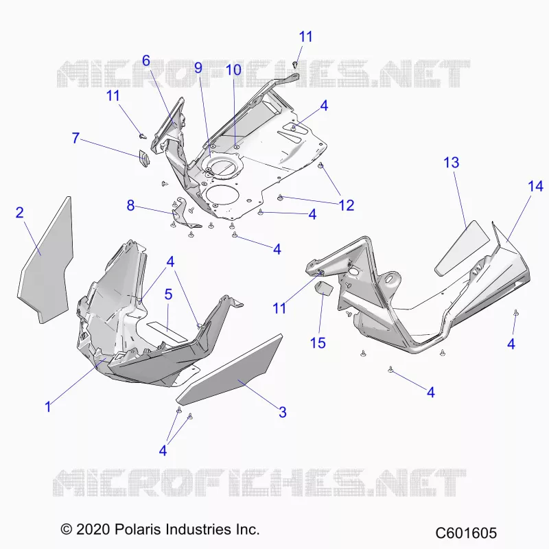 NOSEPAN ASM./FENDERS