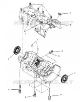 CAJA DEL CIGÜEÑAL ASSEMBLY  500 EFI 0952774, EFI SKS 0952574,   EFI SKS PT 0952974, (4929052905C010)