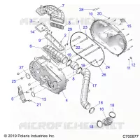 TREN, CLUTCH COVER AND DUCTING