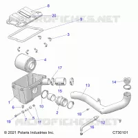 ENGINE, TOMA DE AIRE SYSTEM