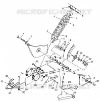 El balanceo del brazo y CHOQUE Trail Boss W97AA25C (4940574057B009)
