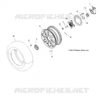 RUEDAS, FRONT AND HUB