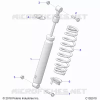 SUSPENSION, SHOCK TRASERO