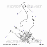TREN, FRONT GEARCASE MOUNTING