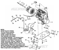 MONTAJE DEL MOTOR 500 CARB 0962764, 500 CARB SKS 0962564,  EUROPEAN 500 CARB (4931873187C008)