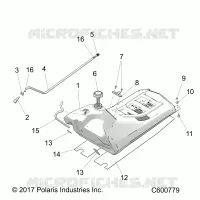 SISTEMA DE COMBUSTIBLE, FUEL TANK ASM.