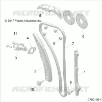 LA CADENA DE LEVAS AND TENSIONER