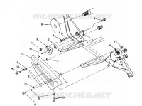 CONJUNTO DE LA CUBIERTA DE LA CADENA DERECHO 350 4X4 / W928139 (4922832283027A)