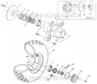 RUEDA DELANTERA  SPORTSMAN 500 W97CH50A (4939993999B007)
