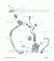 MOTOR, WATERPUMP AND BYPASS