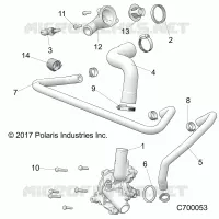 MOTOR, WATERPUMP AND BYPASS