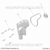 MOTOR, WATERPUMP IMPELLER AND COVER