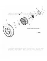 RUEDAS, FRONT TIRE AND BRAKE DISC