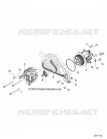 ENGINE, ALTERNADOR AND COMPRESSOR