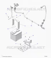 ELECTRICA, BATTERY WITH CABLES, 12V