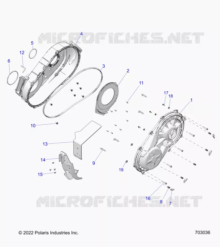 TREN, CLUTCH COVER, INNER/OUTER