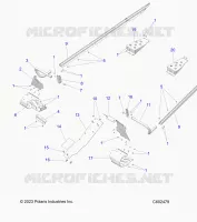CHASSIS, PROTECCIÃ³N DEL EMBRAGUE, FOOTRESTS, TUNNEL GRIPS
