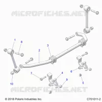 SUSPENSION, FRONT BARRA ESTABILIZADORA- G21G4J99AW/BW (C701011-2)
