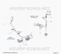 ELECTRICA, WIRE HARNESS, HOOD, ELEC. START