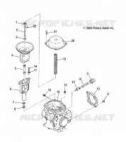 MOTOR, CARBURADOR, UPPER