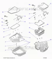 DELANTERA CAJA DE ALMACENAMIENTO