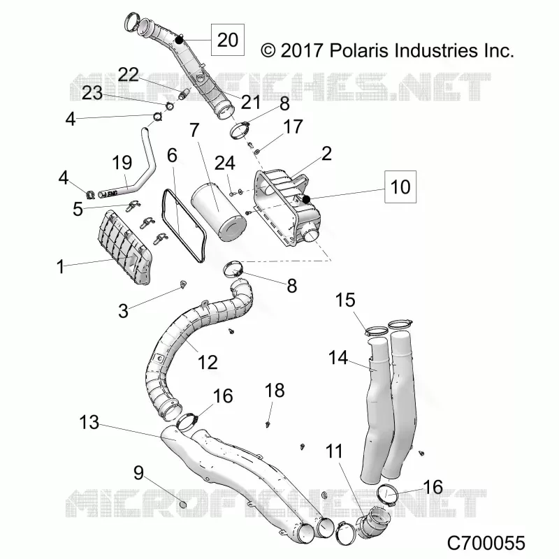 ENGINE, TOMA DE AIRE SYSTEM
