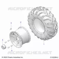 RUEDAS, REAR TIRE