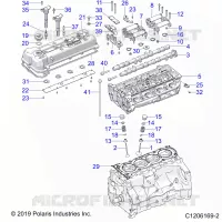 ENGINE, HEAD ASM AND VÃLVULAS