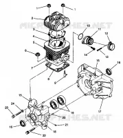 CAJA DEL CIGÜEÑAL and CILINDRO STARLITE GT 0943127 (49250125010032)