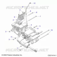 TREN, MAIN GEARCASE MOUNTING