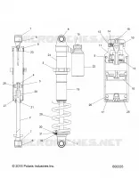 SUSPENSION, SHOCK TRASERO TRACK (7044566)