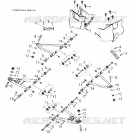 CHASIS, A-ARM AND FOOTWELL