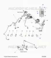 ELECTRICA, WIRE HARNESS, CHASSIS/FUSE BLOCK, ENGINE