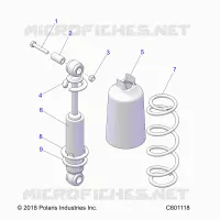 SUSPENSION, CHOQUE FRONTAL TRACK (7043995)
