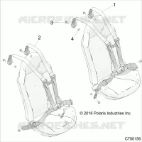 ASIENTO BELT MOUNTING