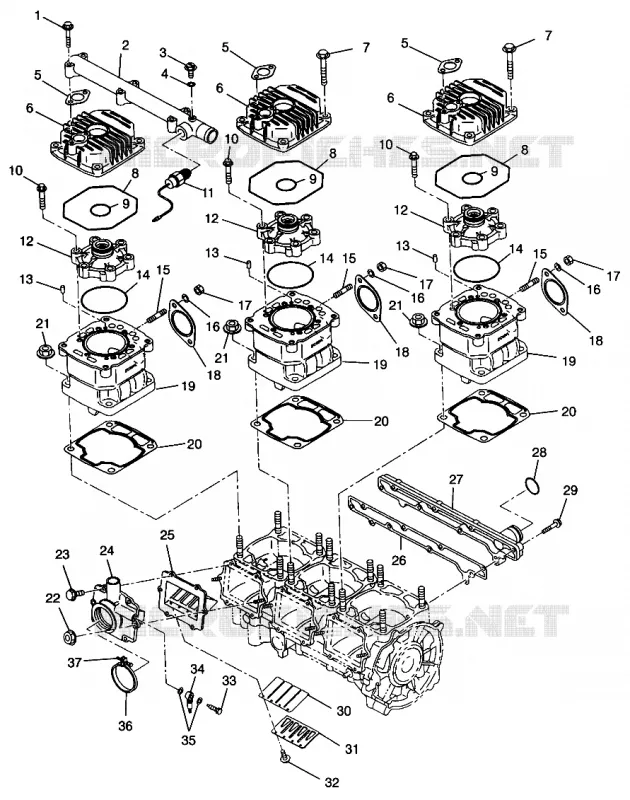 CILINDRO ULTRA SKS 0960578, EUROPEAN ULTRA SKS E960578, AND ULTRA RMK 09609 (4931683168C009)