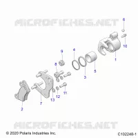 BRAKES, PINZA TRASERA