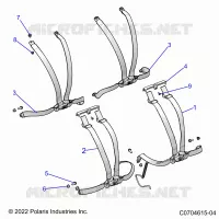 ASIENTO BELT MOUNTING 4 POINT