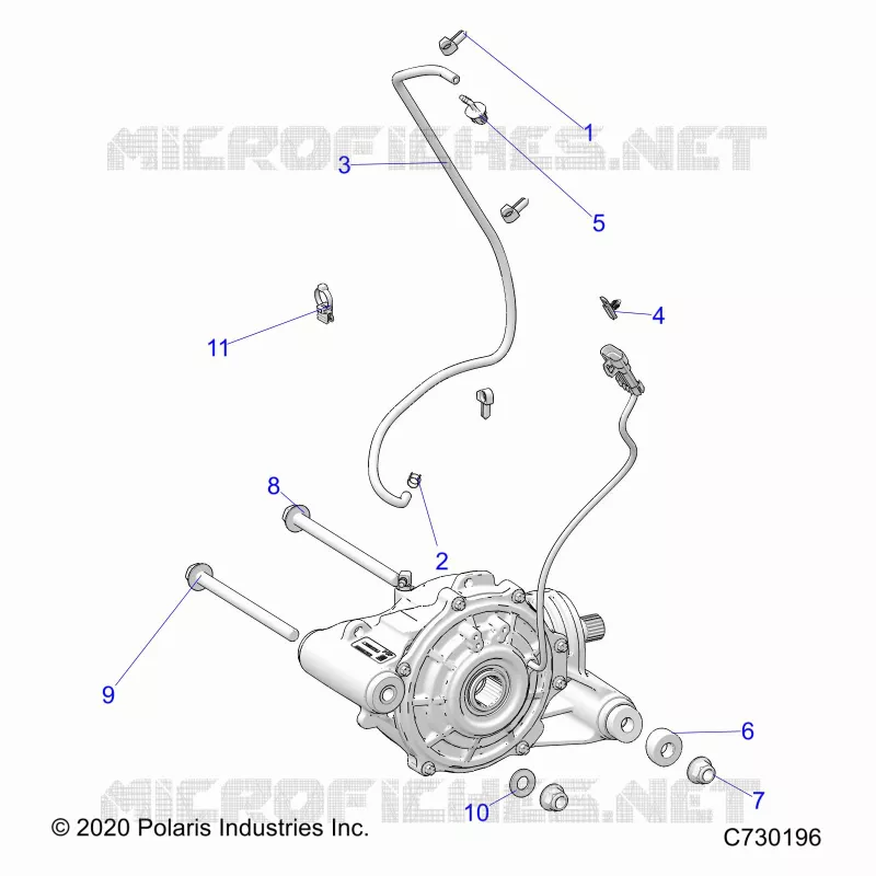 TREN, FRONT GEARCASE MOUNTING