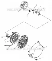 ARRANQUE DE RETROCESO ASSEMBLY RXL 0940768 and RXL TOURING 0940869 (4925062506047A)