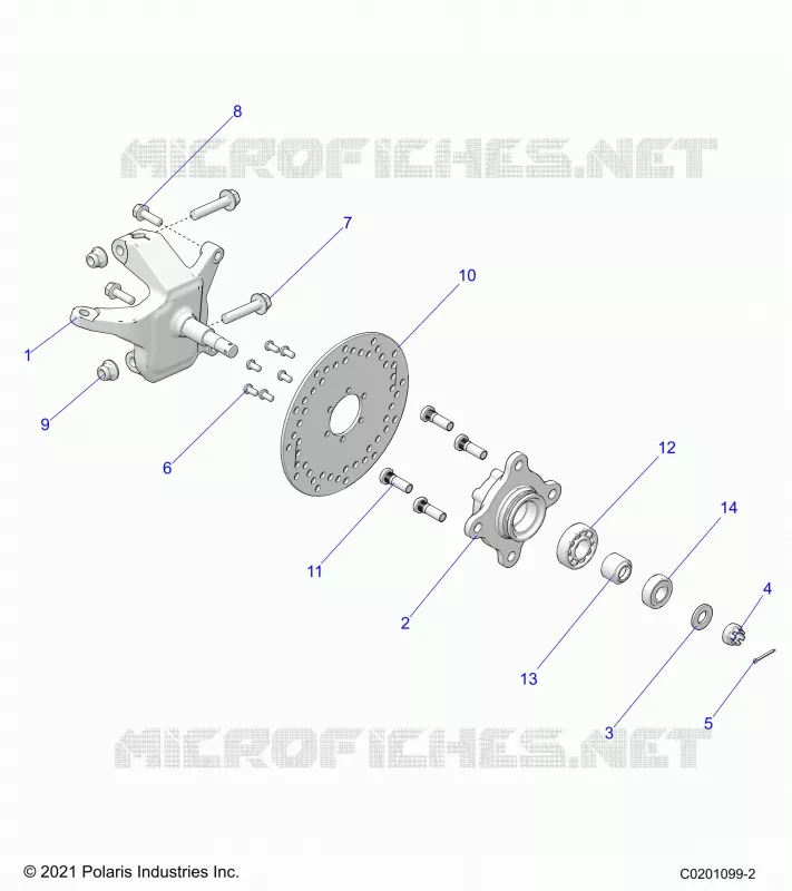 GOBIERNO, FRONT HUB AND SPINDLE