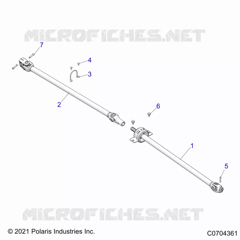 TREN, FRONT PROP SHAFT