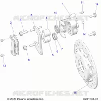BRAKES, PINZA FRENO TRASEIRA