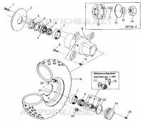 RUEDA DELANTERA  Scrambler 500 W97BC50A (4943074307B006)