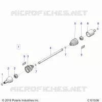 TREN, DRIVE SHAFT, FRONT
