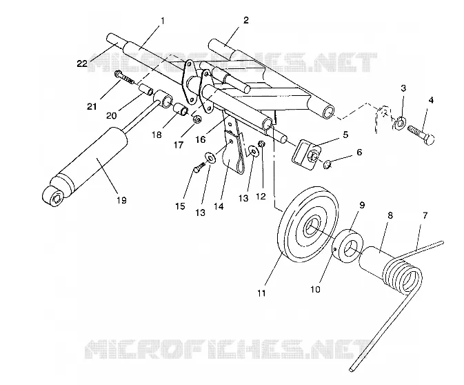 TRASERO ARM PAR 440 / 0930760 and 440 SKS / 0930560 (4922932293022A)