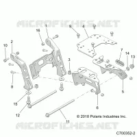 CHASSIS, MOUNTING, FRONT CAJA DE ENGRANAJES
